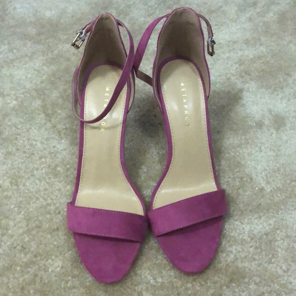 Metaphor Talula Heels Size 9.5 Med Color Pink